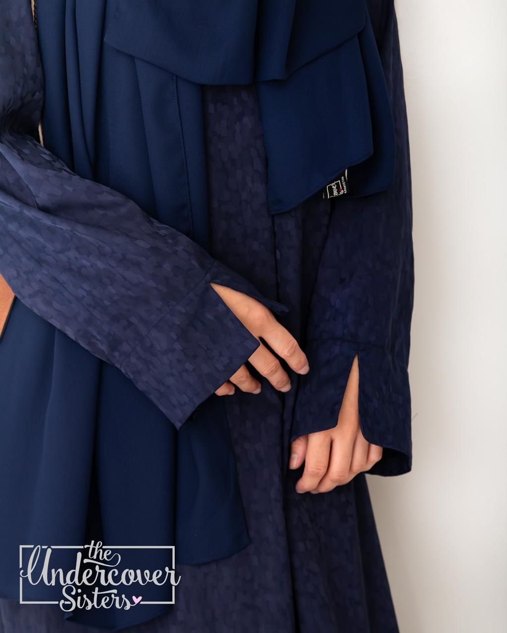 Self Print Luxe Nida-Navy Blue