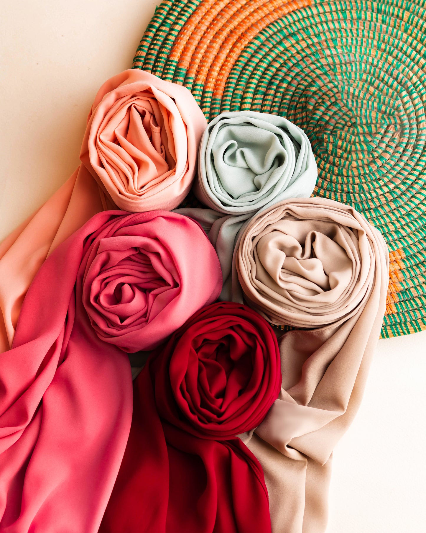 Custom Dyed Hijab & Naqab Set