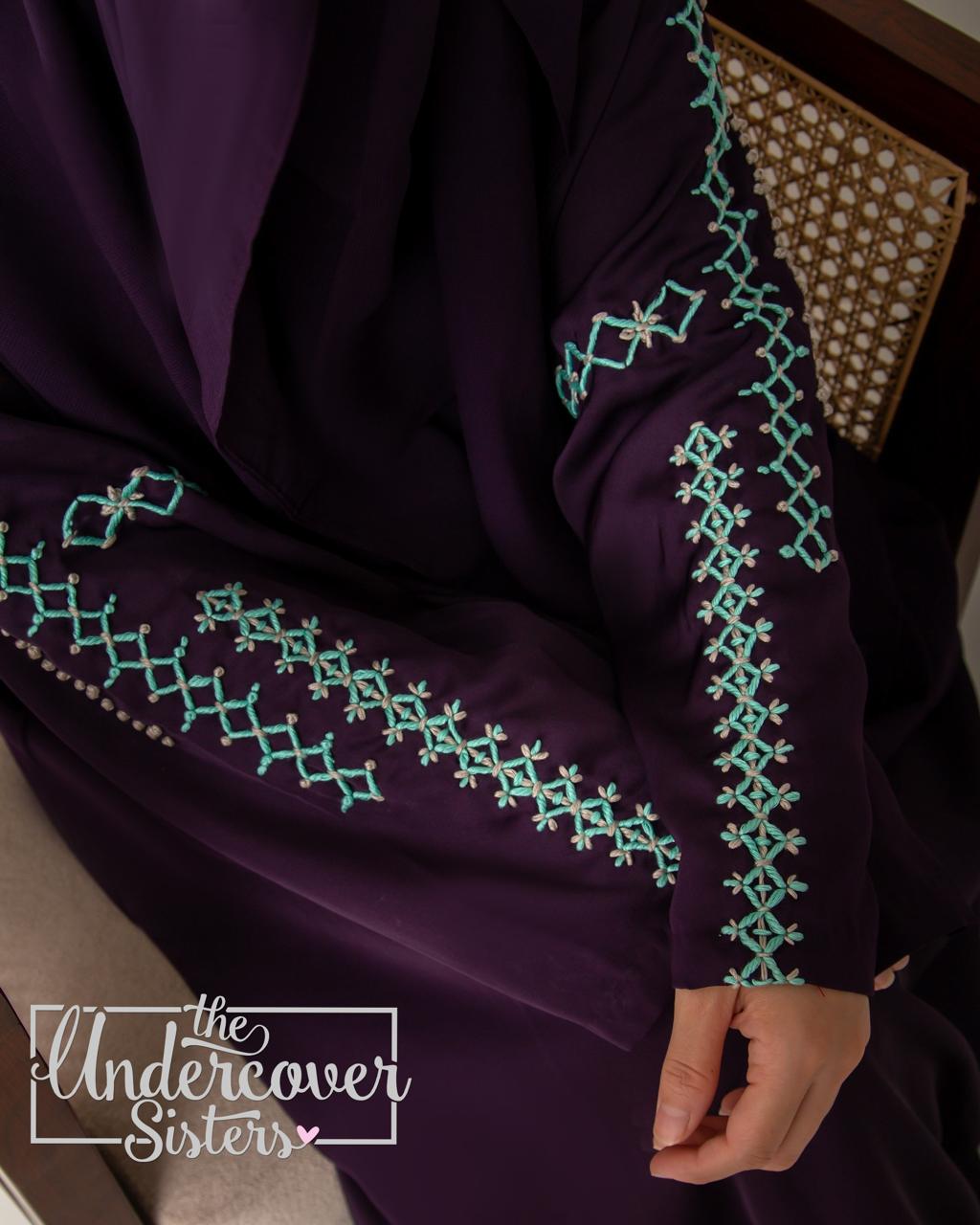 Embellished Calm - Dark Purple