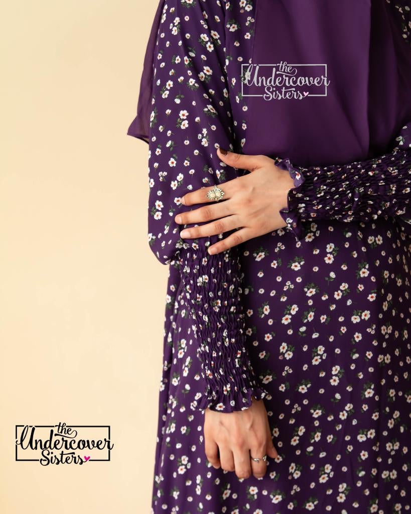 Royal Indigo-Printed Dress