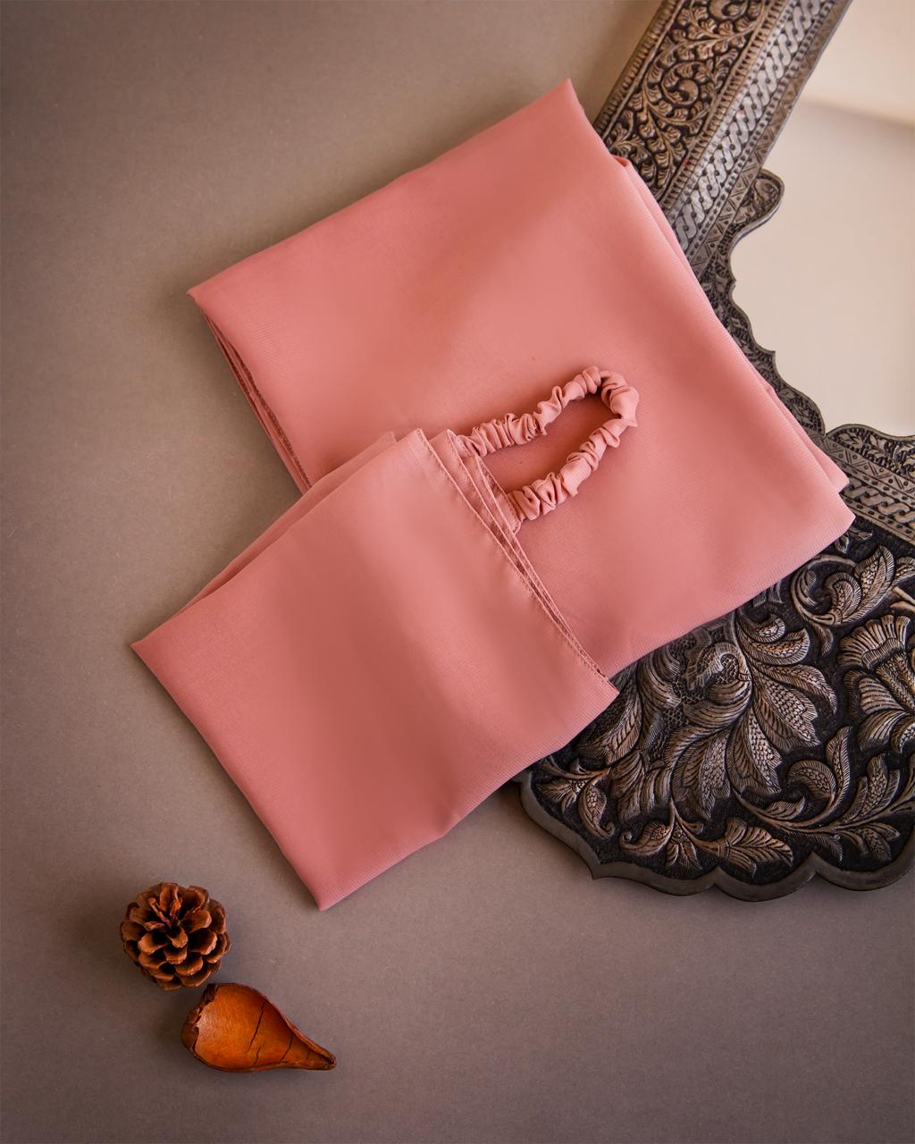 Hijab & Naqab Set- Pink