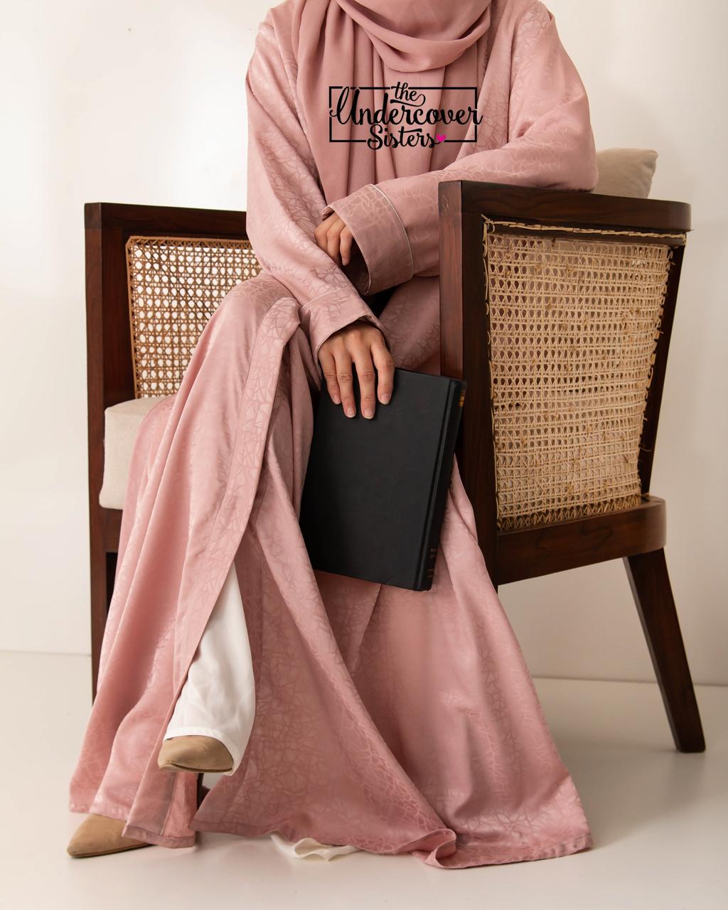 Hijab & Naqab Set- Pink