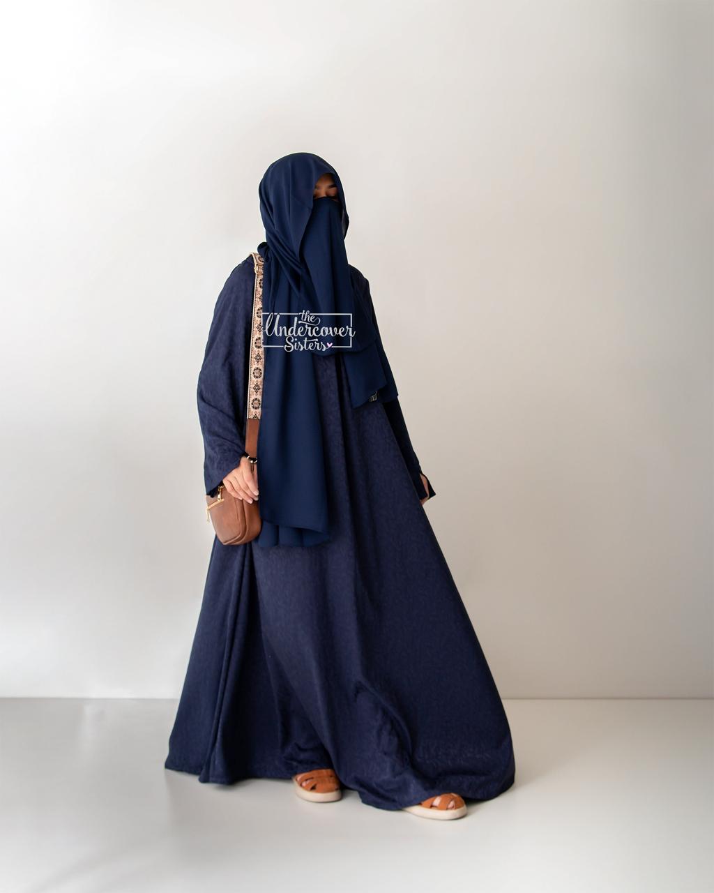 Self Print Luxe Nida-Navy Blue