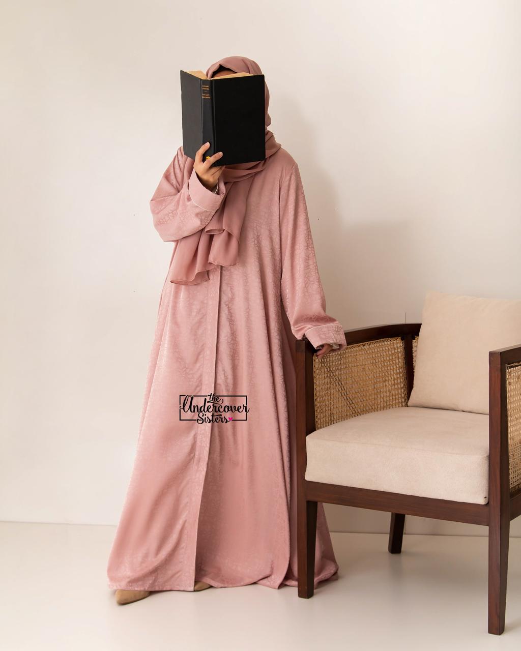Hijab & Naqab Set- Pink