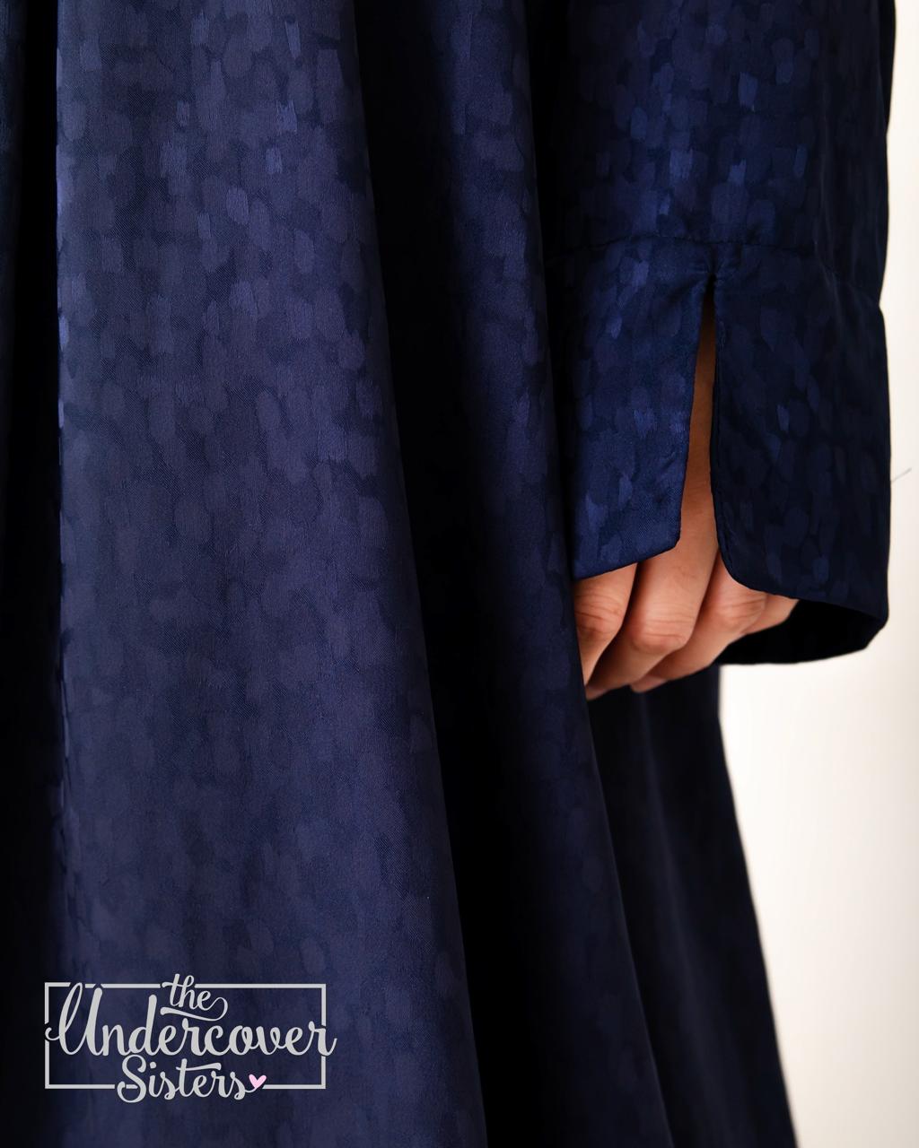 Self Print Luxe Nida-Navy Blue