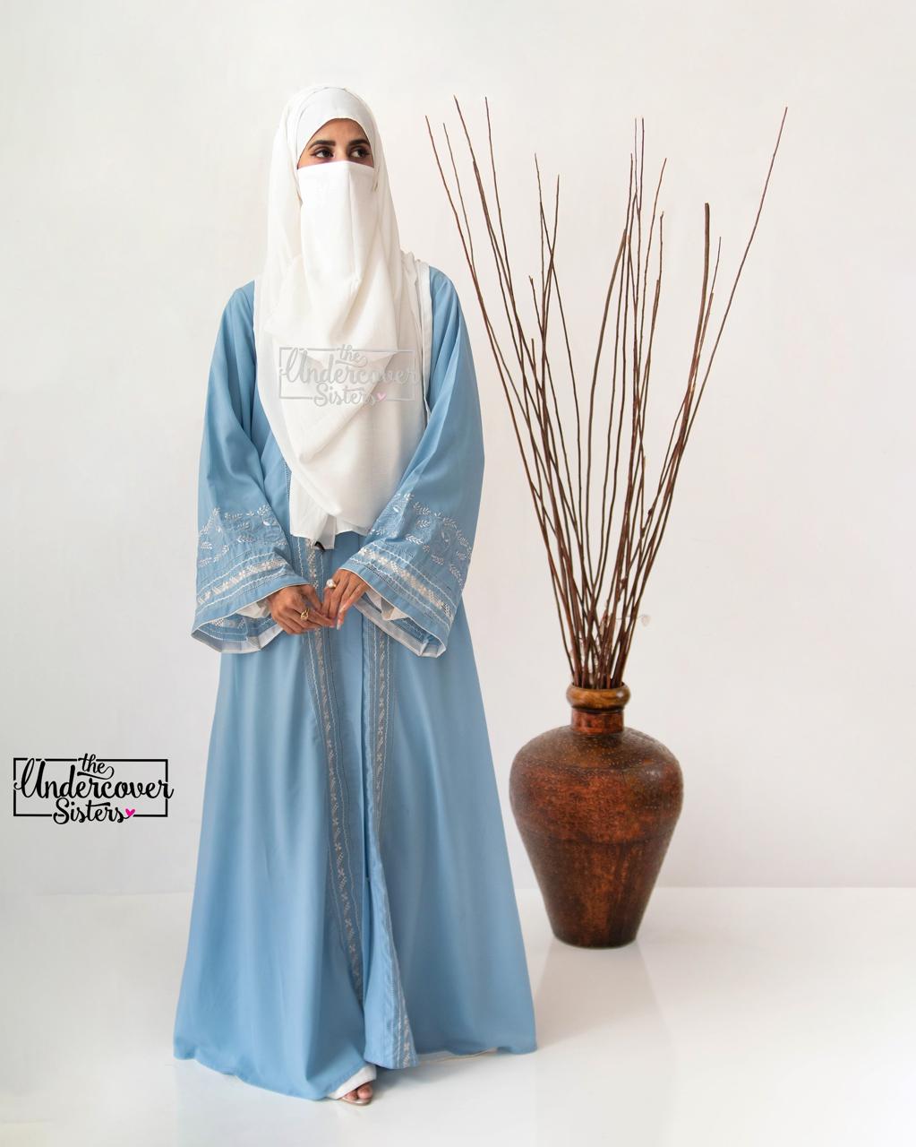 Taarkashi Embroidered Abaya