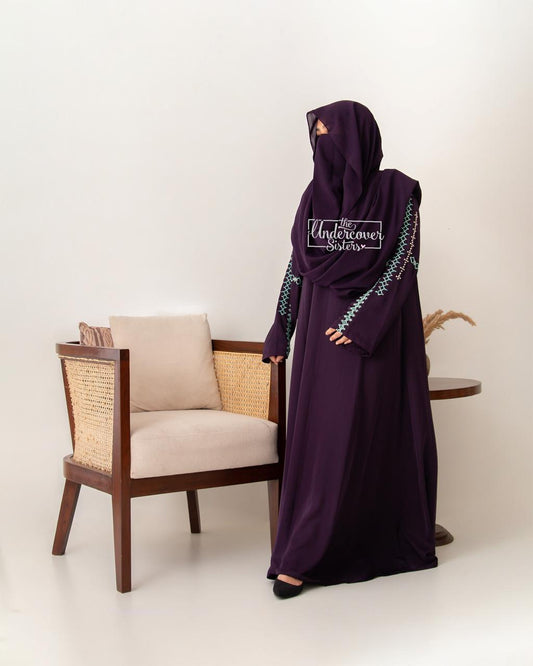 Embellished Calm - Dark Purple