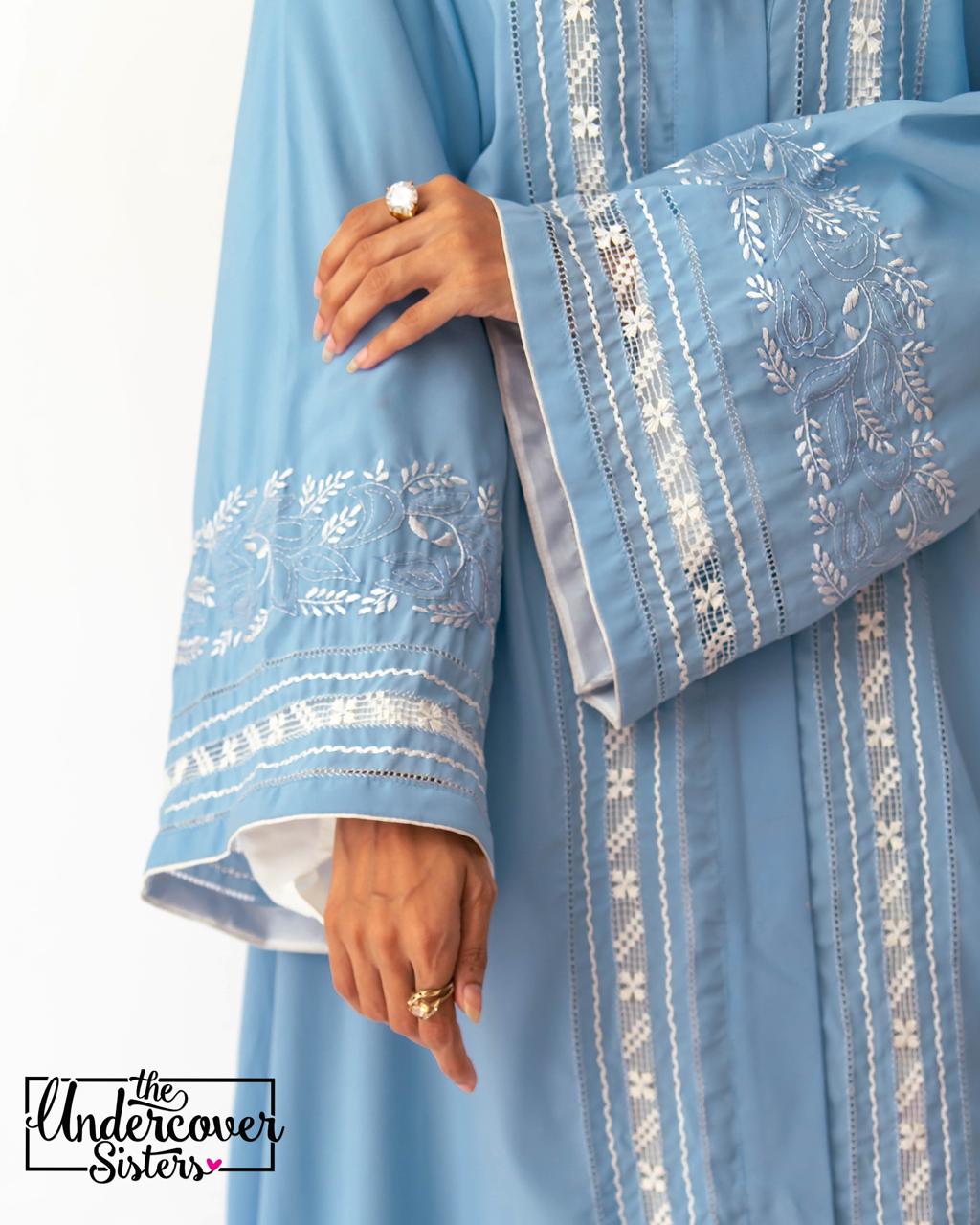 Taarkashi Embroidered Abaya