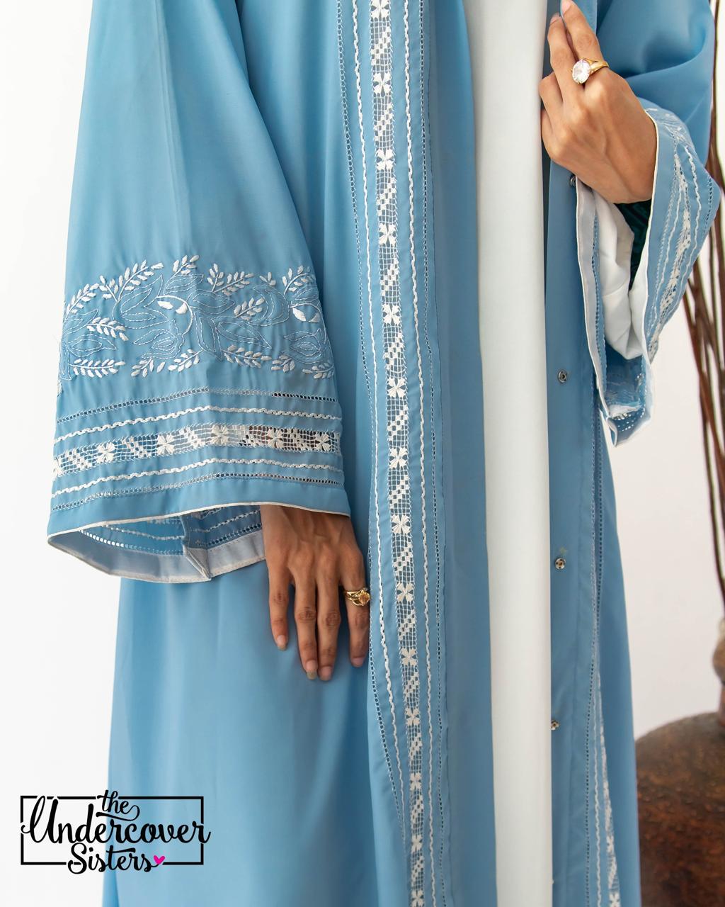 Taarkashi Embroidered Abaya