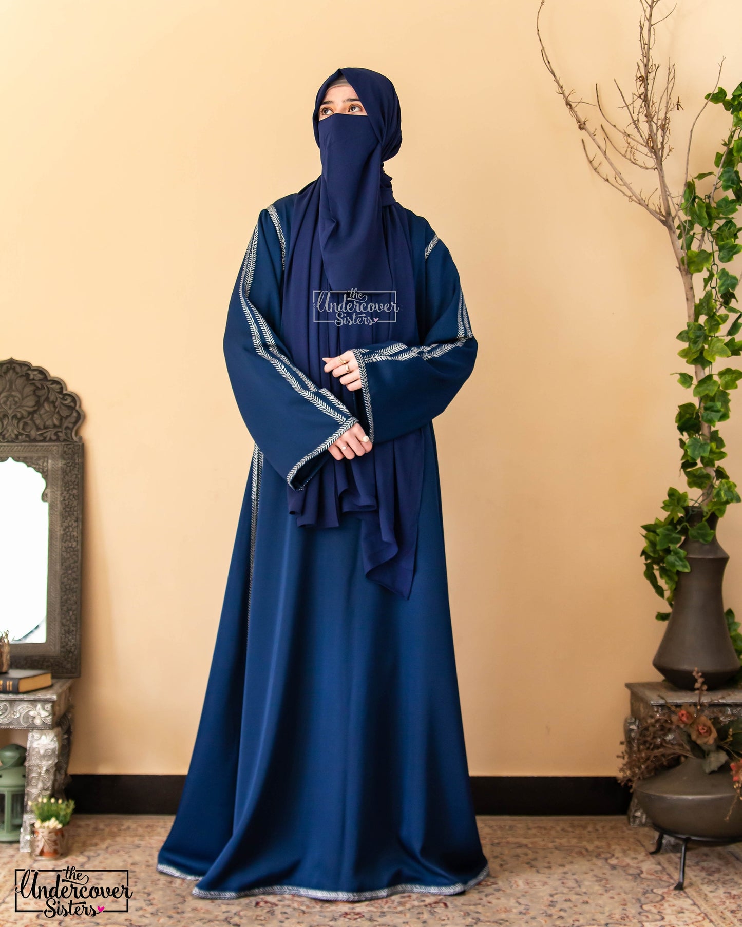 Andalusi Block-Printed Abaya