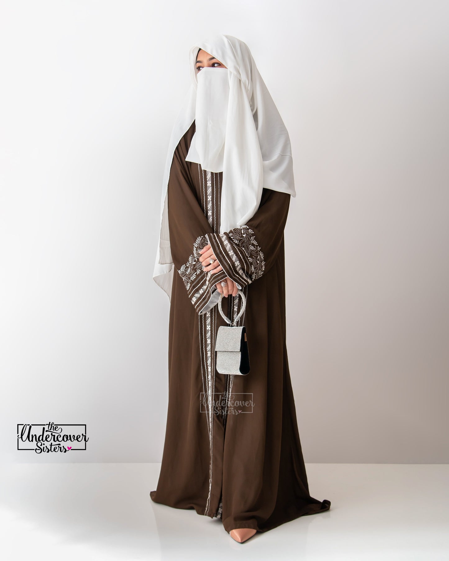 Taarkashi Embroidered Abaya