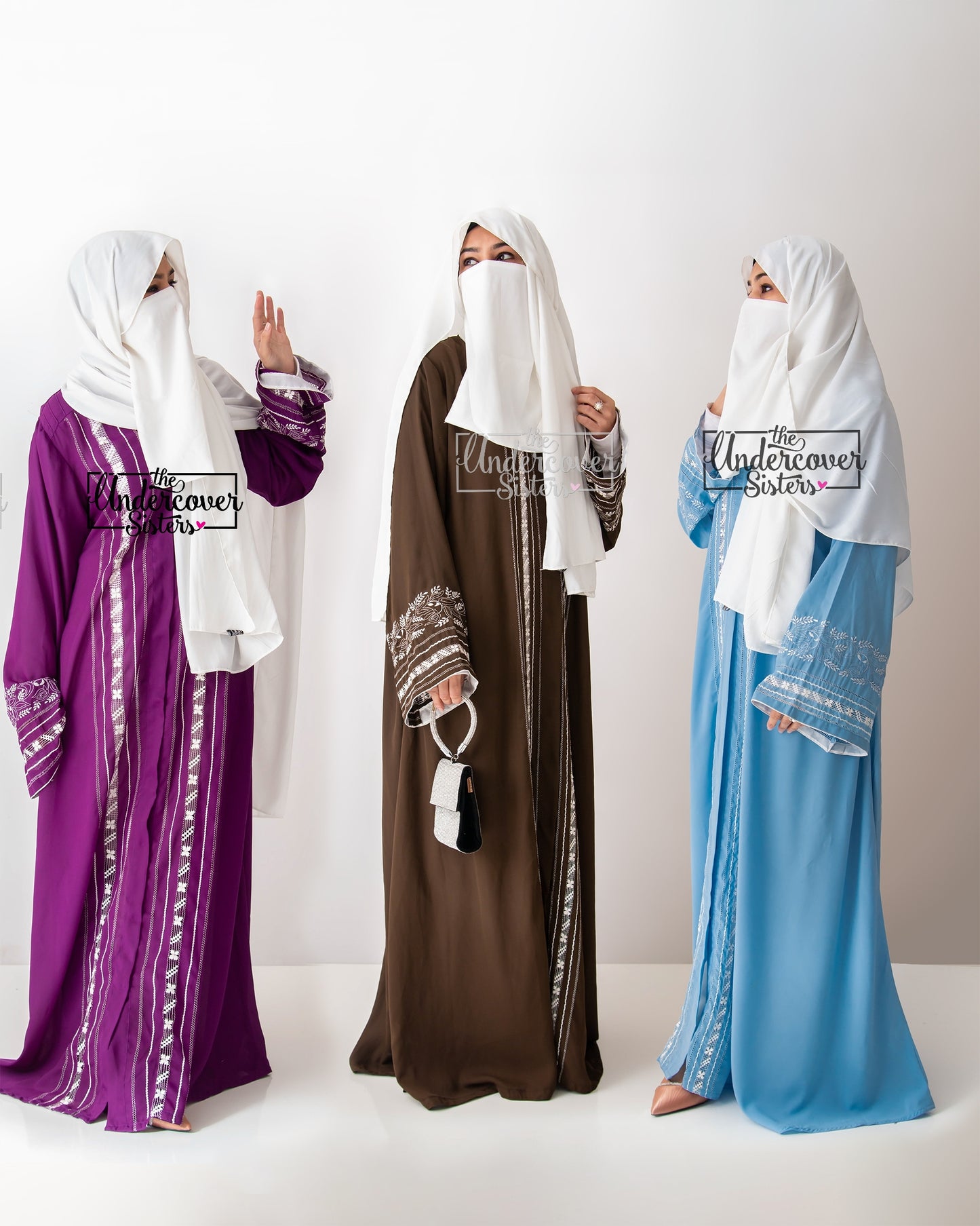 Taarkashi Embroidered Abaya