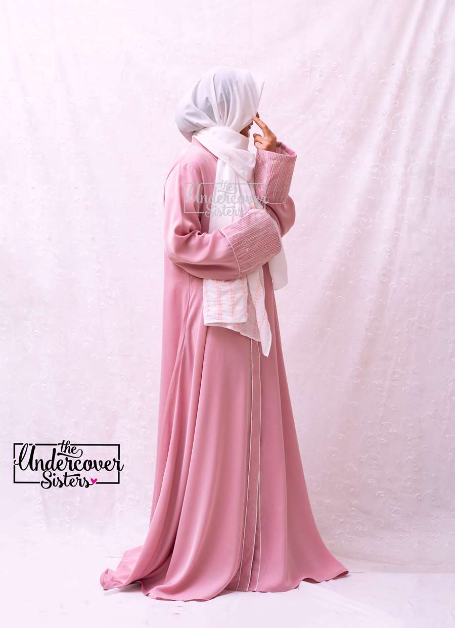 Embroidered Sleeves Abaya
