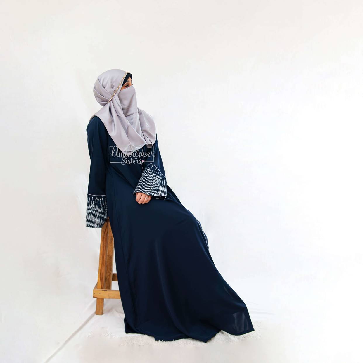 Embroidered Sleeves Abaya