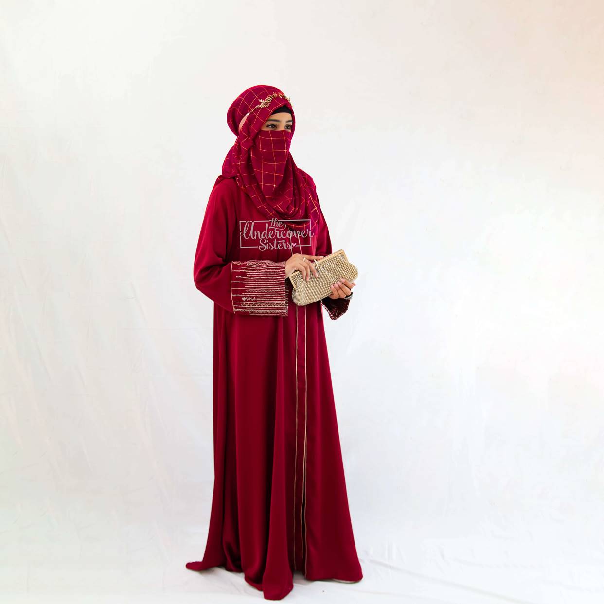 Embroidered Sleeves Abaya