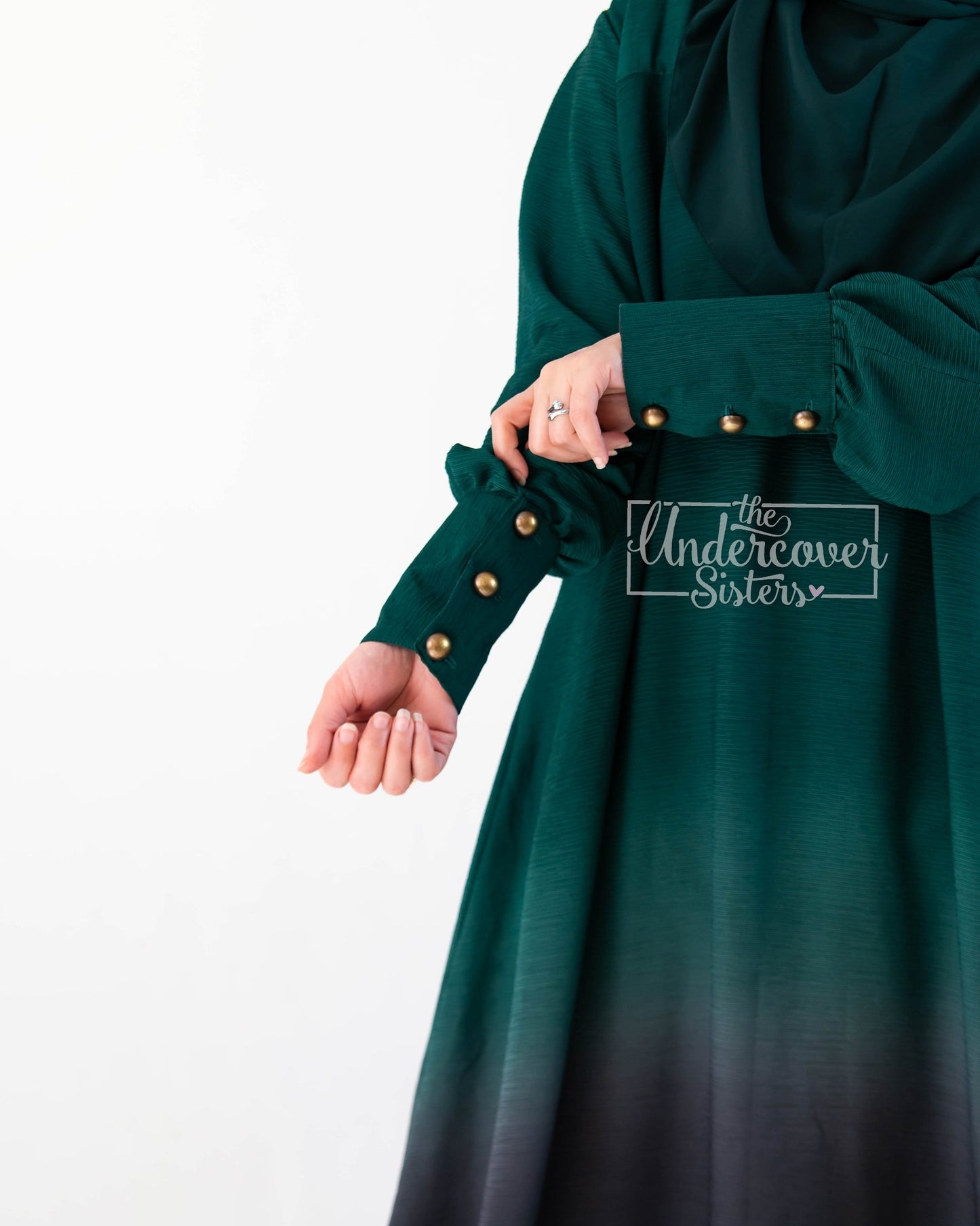 Bottle Green Ombre