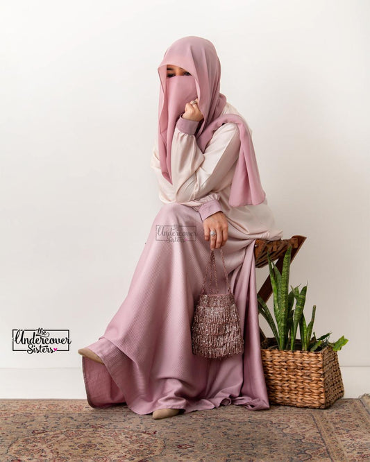 Hijab & Naqab Set - Lilac