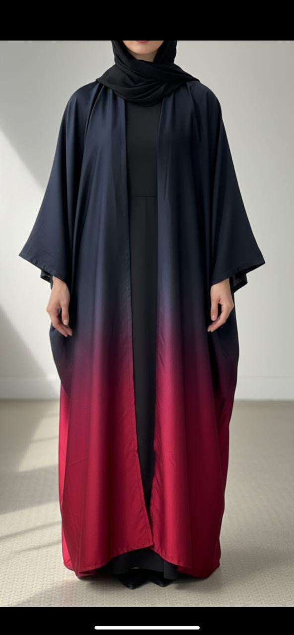 Maroon SelfPrint Ombre