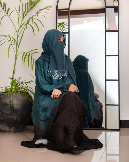 Hijab & Naqab Set - Emerald