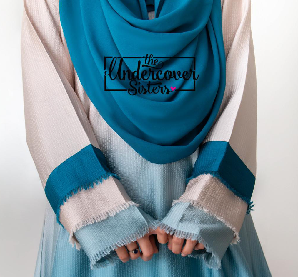 Hijab & Naqab Set-Teal