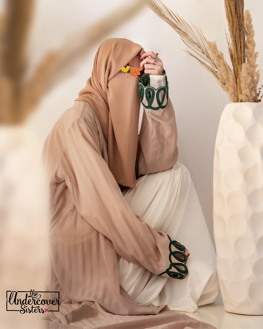 Hijab & Naqab Set-Nude