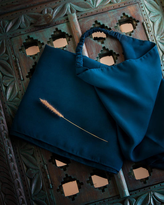 Hijab & Naqab Set-Teal