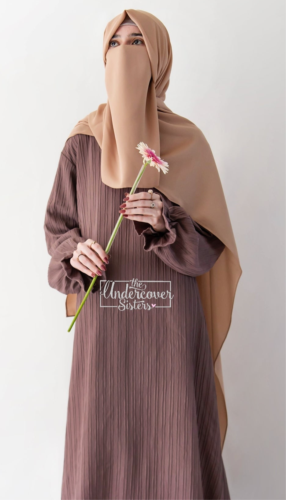 Hijab & Naqab Set-Nude