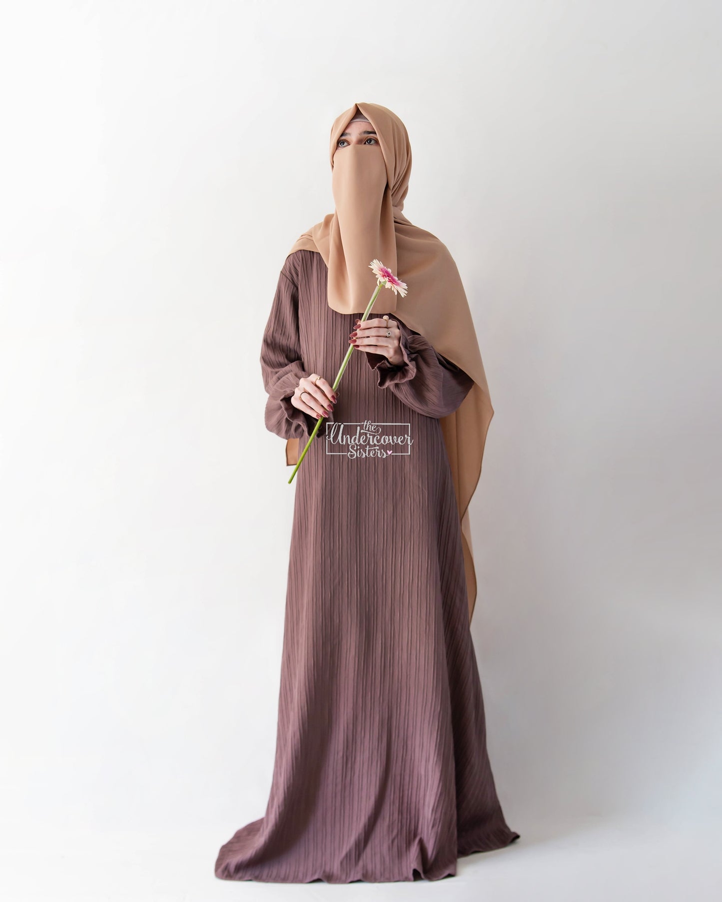 Hijab & Naqab Set-Nude