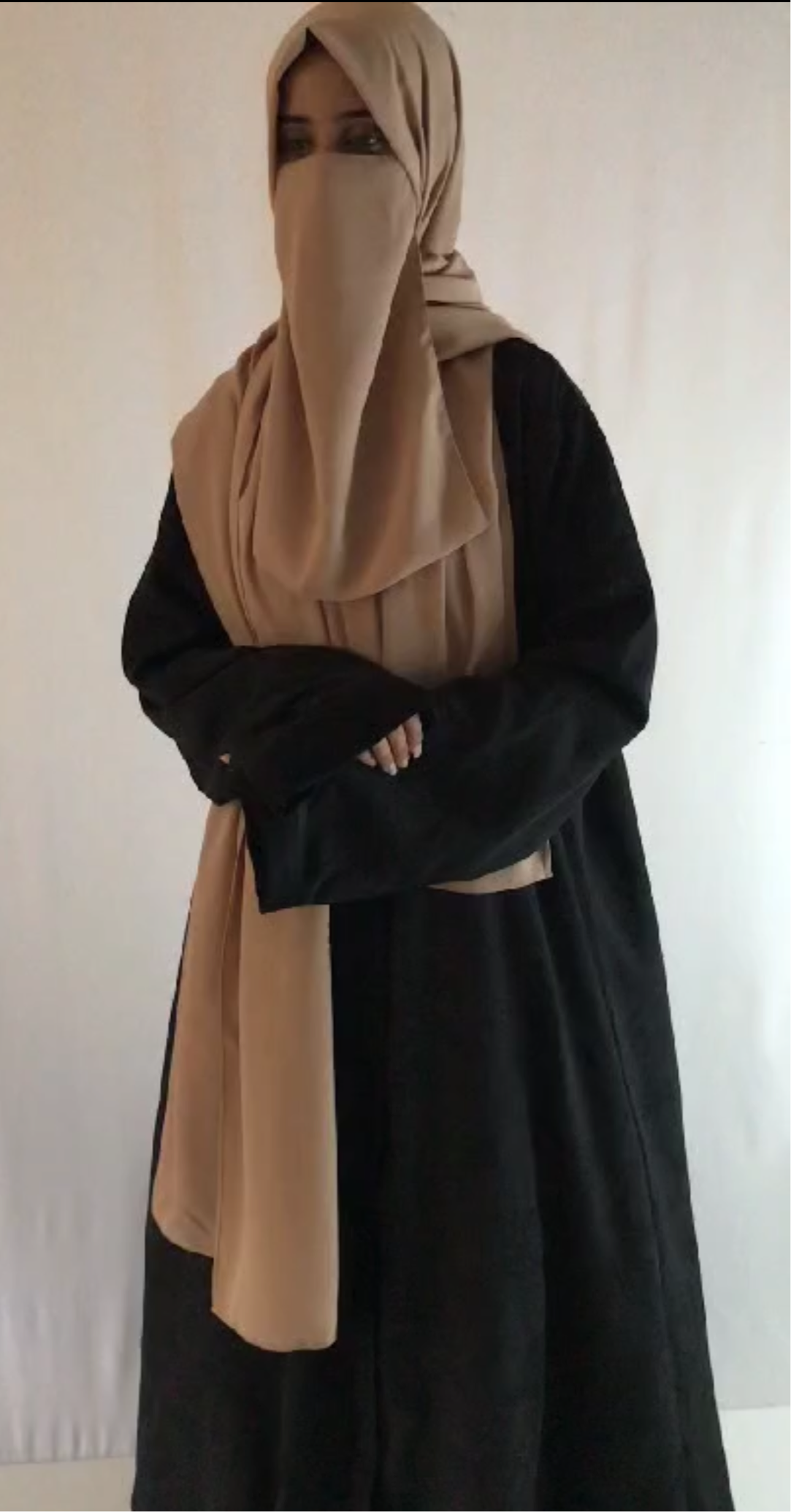 Hijab & Naqab Set-Nude