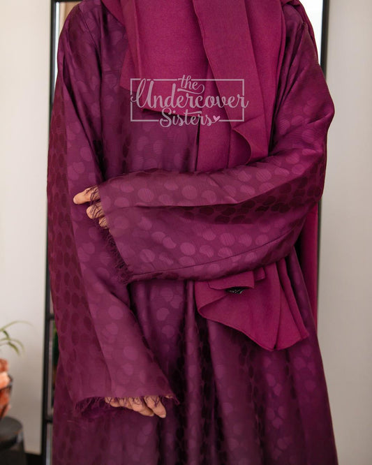 Hijab & Naqab Set - Grape