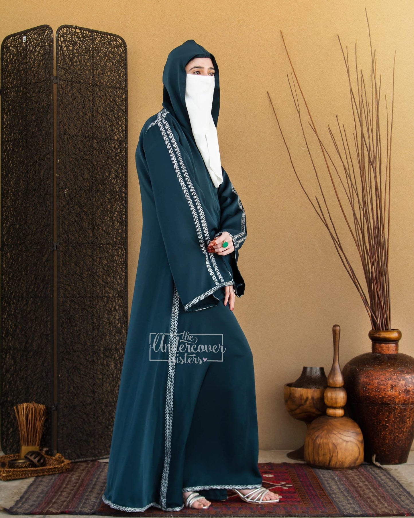 Andalusi Block-Printed Abaya