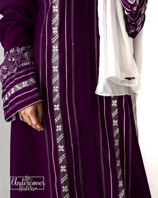 Taarkashi Embroidered Abaya