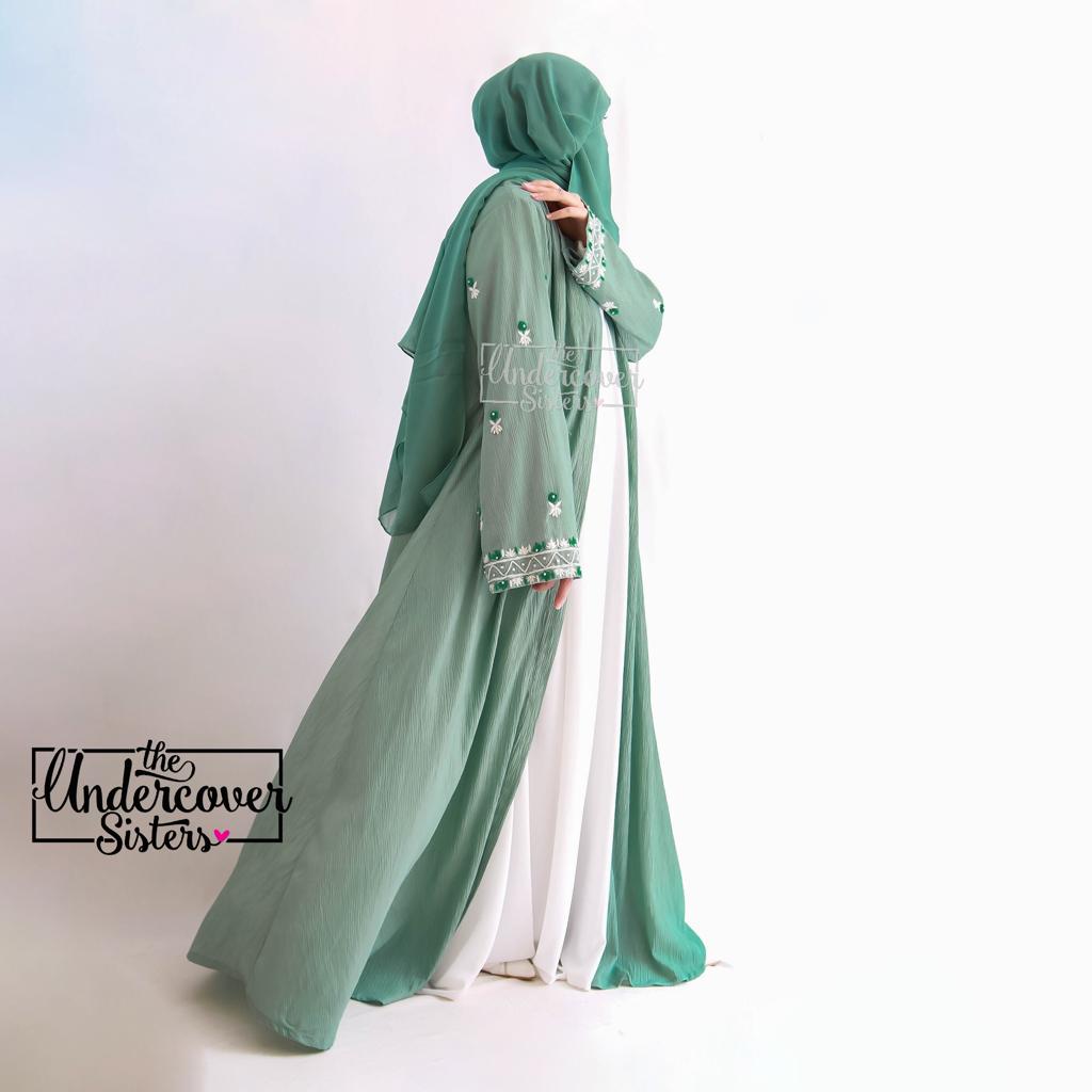 Traditional Hand- Embroidered Abaya