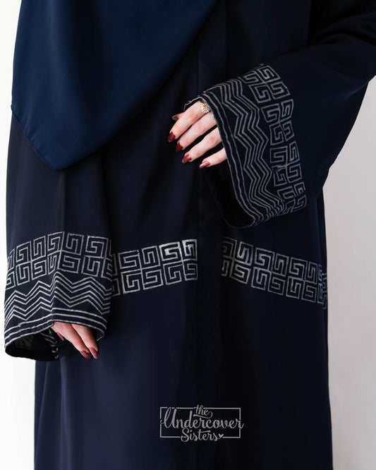 Traditional Mandala Block-Printed-Midnight Blue