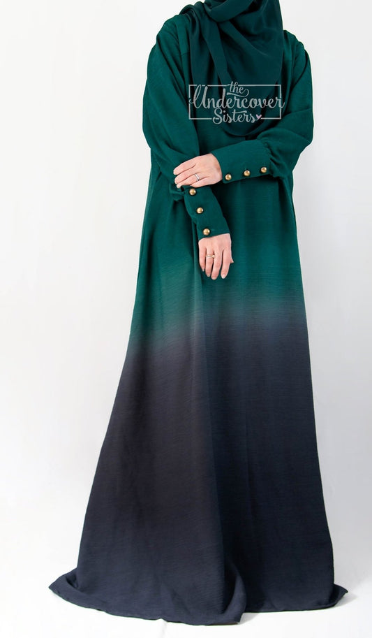 Bottle Green Ombre